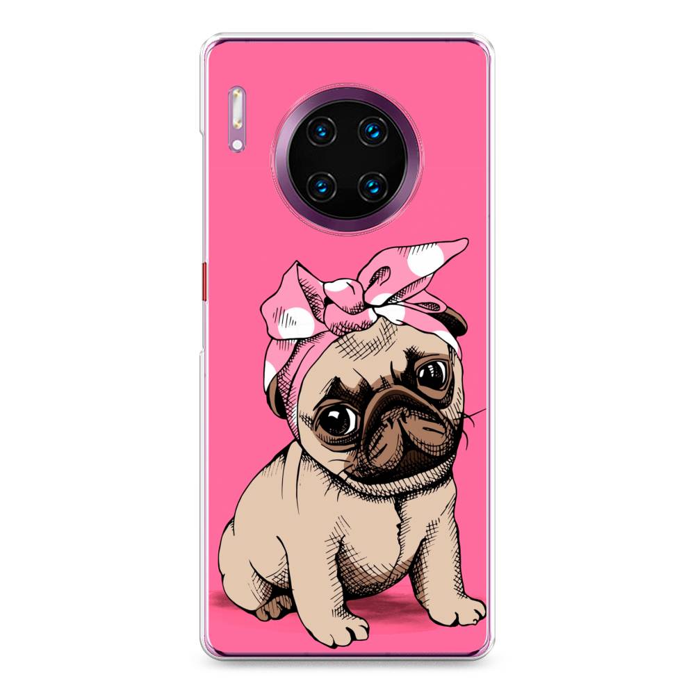 

Чехол Awog на Huawei Mate 30 Pro "Dog Pin-Up", Розовый;бежевый, 610450-2