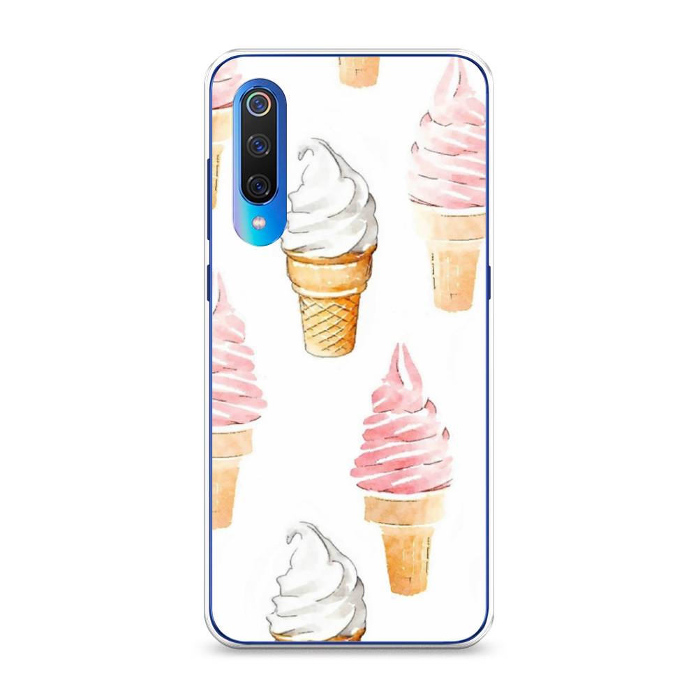 

Чехол Awog на Xiaomi Mi 9 "Нарисованное мороженое", Разноцветный, 34850-10