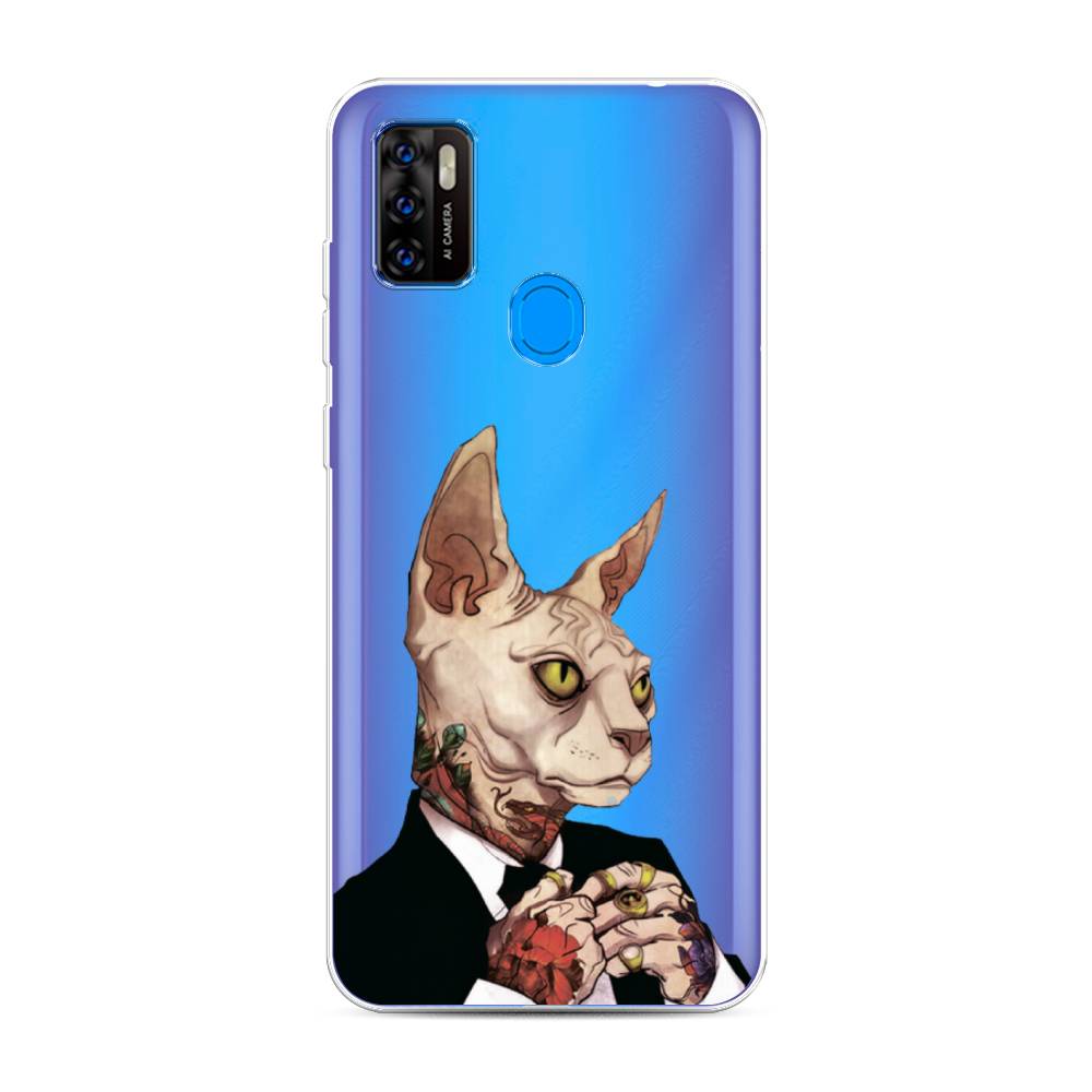 Чехол Awog на ZTE Blade A7s 2020 / ЗТЕ Блэйд A7s 2020 Татуированный сфинкс