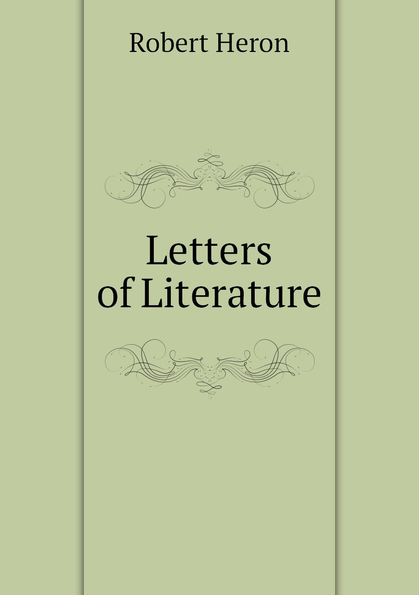 

Letters of Literature