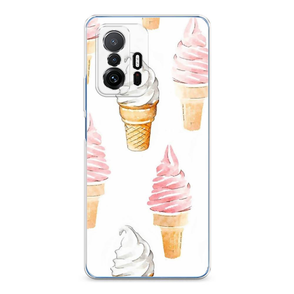

Чехол Awog на Xiaomi Mi 11T/11T Pro "Нарисованное мороженое", Разноцветный, 313750-10