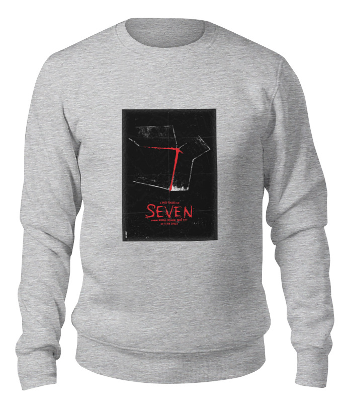 

Свитшот унисекс Printio Seven / семь серый XS, Seven / семь