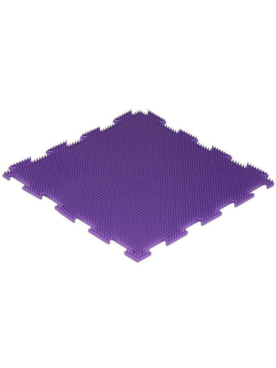 фото Массажный коврик ортодон трава жесткая, фиолетовый