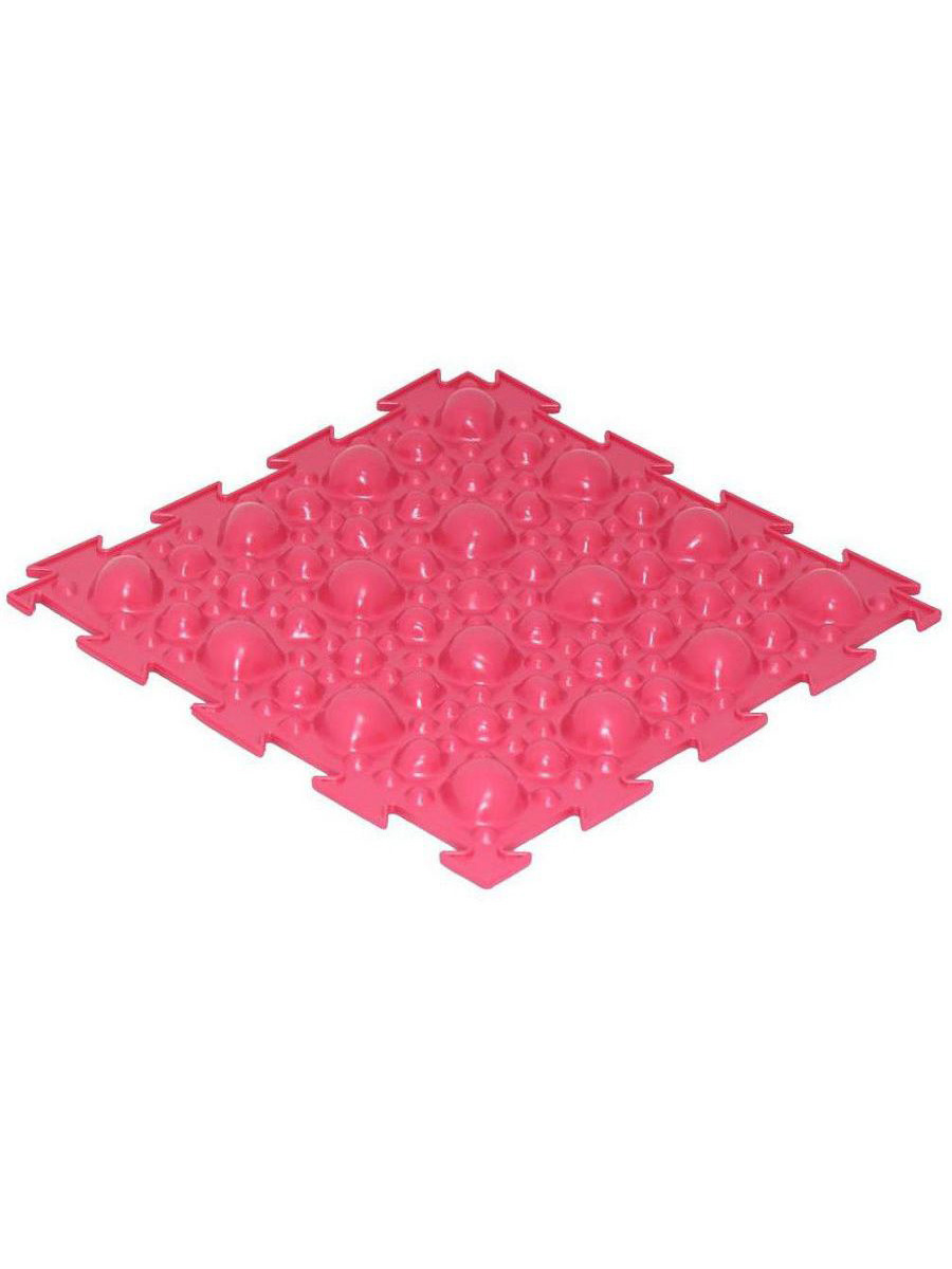 Массажный  развивающий коврик пазл Ортодон Камни жесткие, розовый 1 эл коврик гимнастический airex fitline140pi розовый