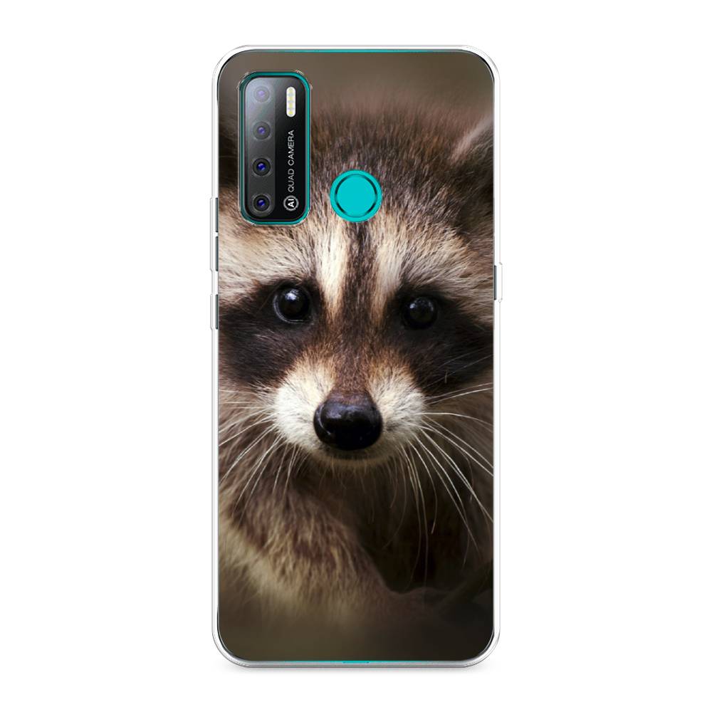 

Чехол Awog на Tecno Pouvoir 4 "Енот", Разноцветный, 300350-1
