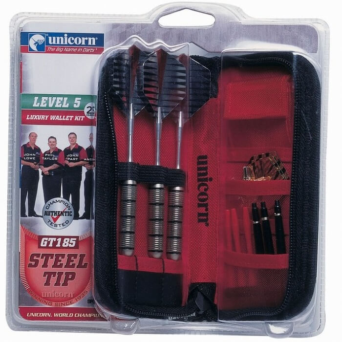 

Дротики Unicorn GT185 steeltip 22g средний уровень