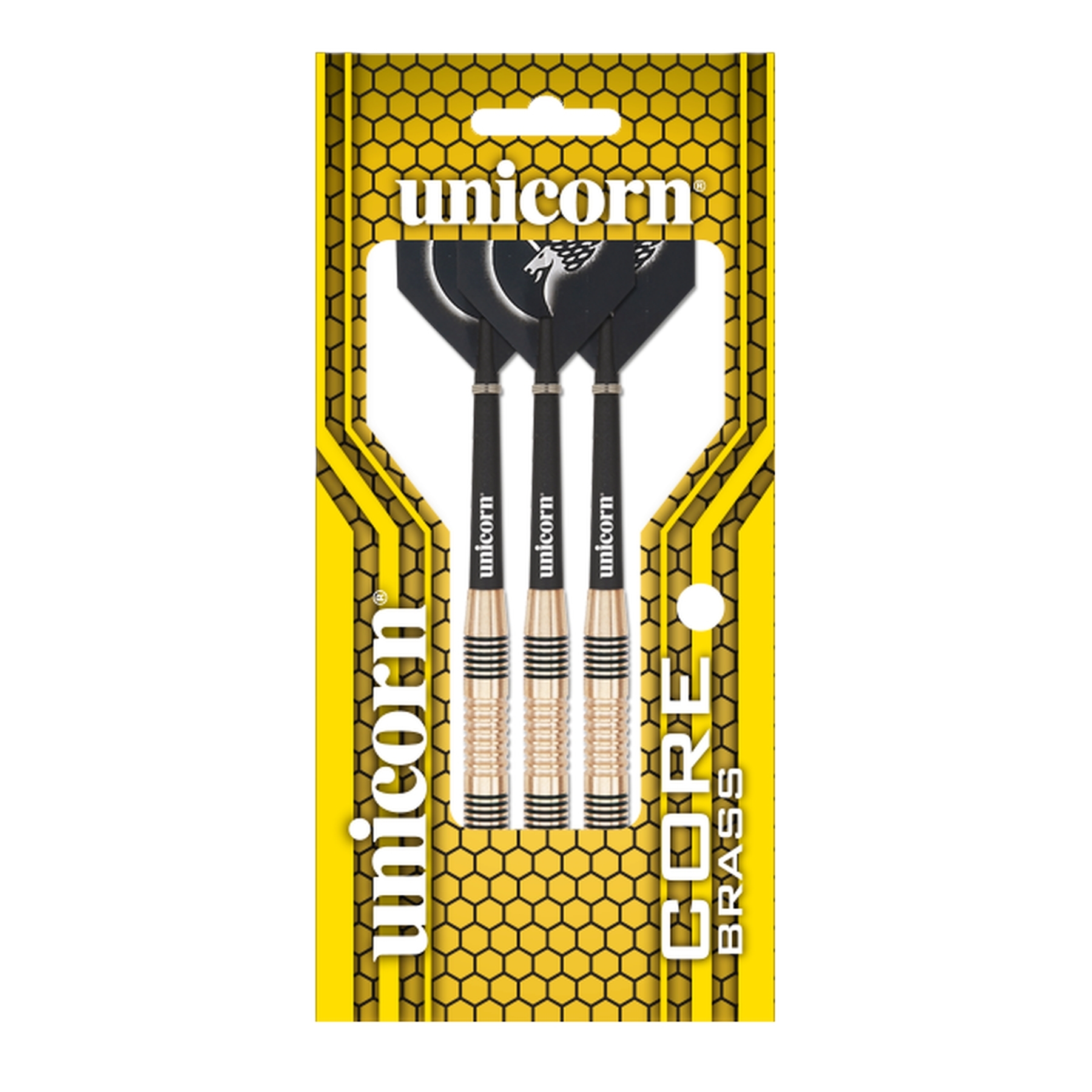 Дротики для игры в электронный дартс Unicorn Core Brass softip 17gr начальный уровень