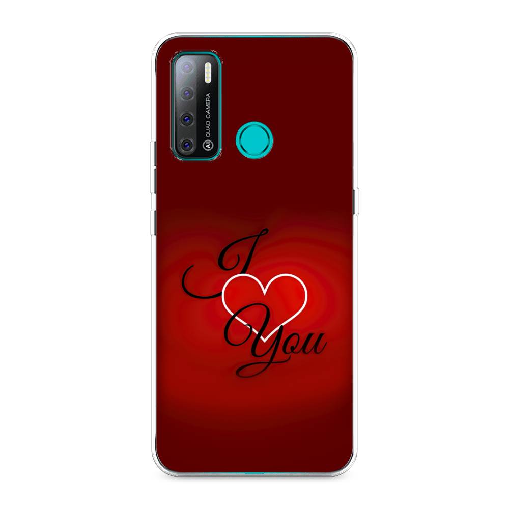 

Чехол Awog на Tecno Pouvoir 4 "I love you 3", Разноцветный, 300350-6