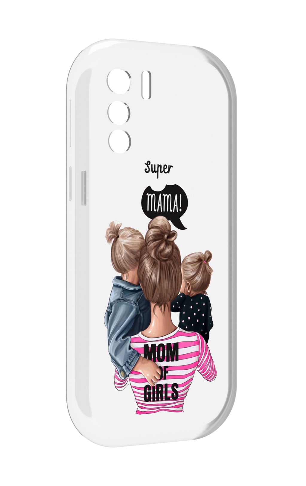 

Чехол MyPads Супер-мама-2 женский для UleFone Note 13P, Прозрачный, Tocco
