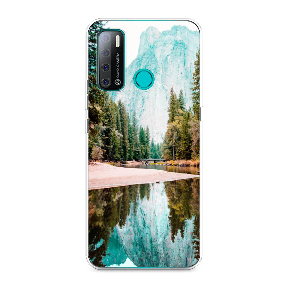 

Чехол Awog на Tecno Pouvoir 4 "Горы 11", Разноцветный, 300350-4