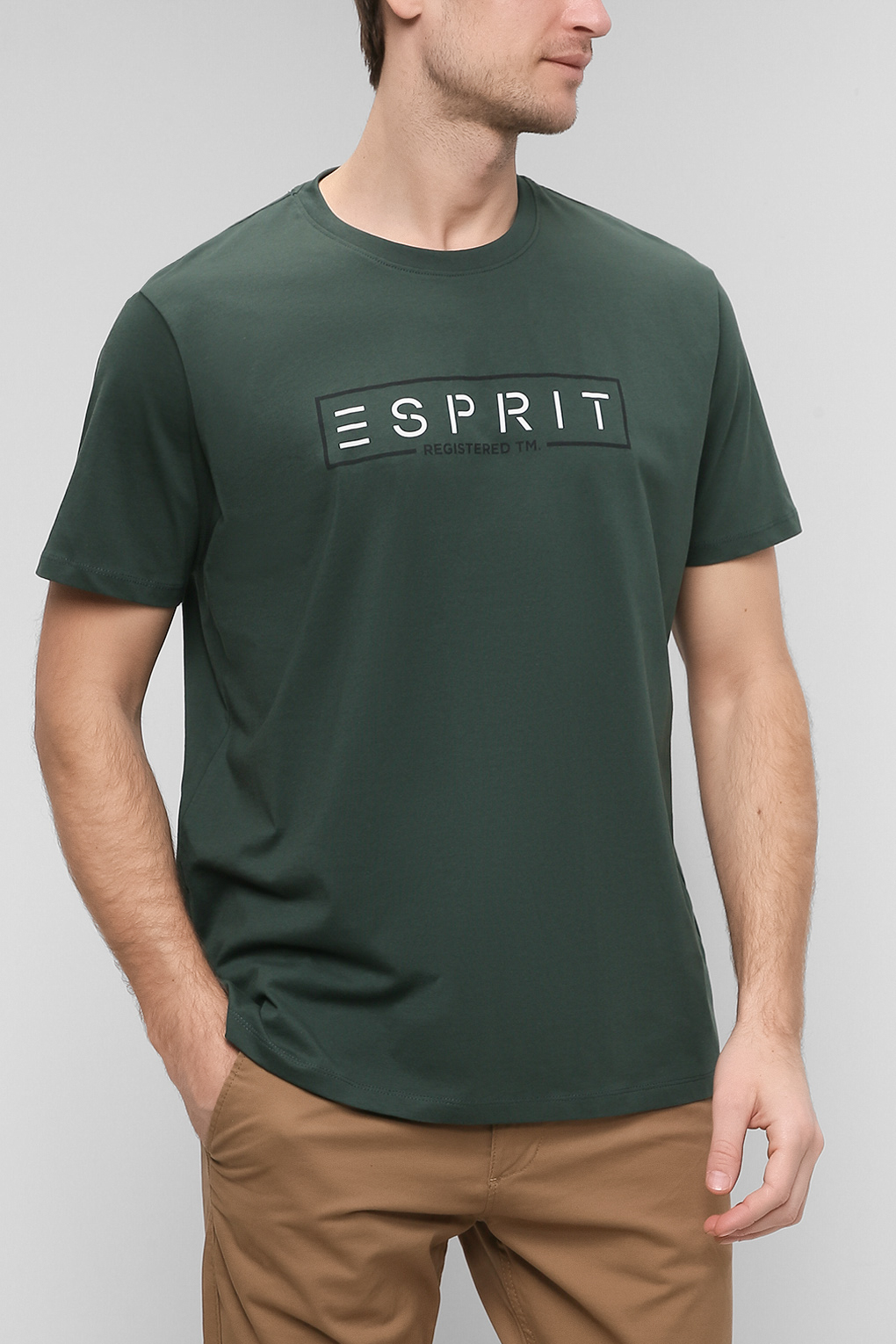 фото Футболка мужская esprit 992ee2k301 синяя 2xl
