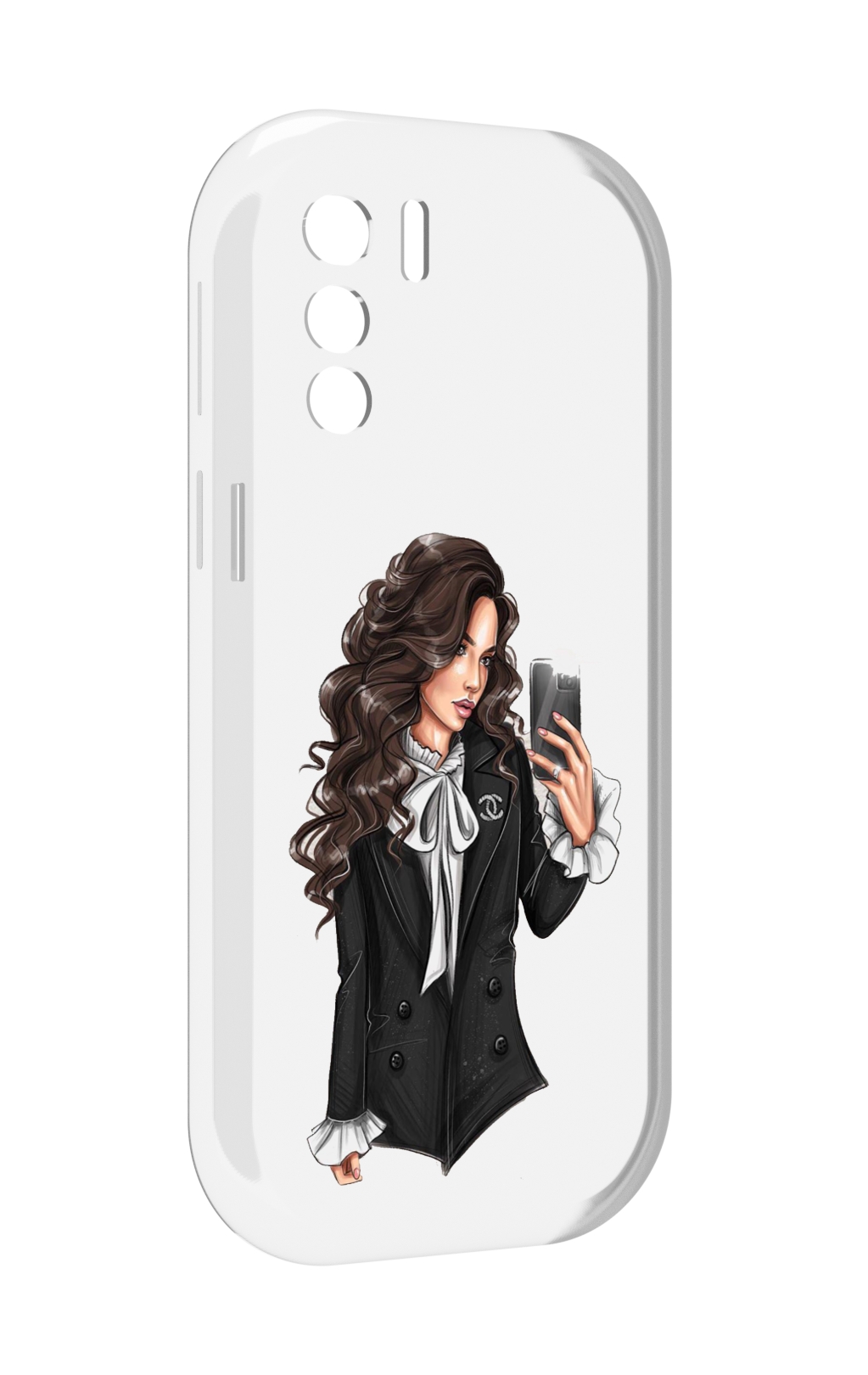 

Чехол MyPads Стильная-девушка для UleFone Note 13P, Прозрачный, Tocco