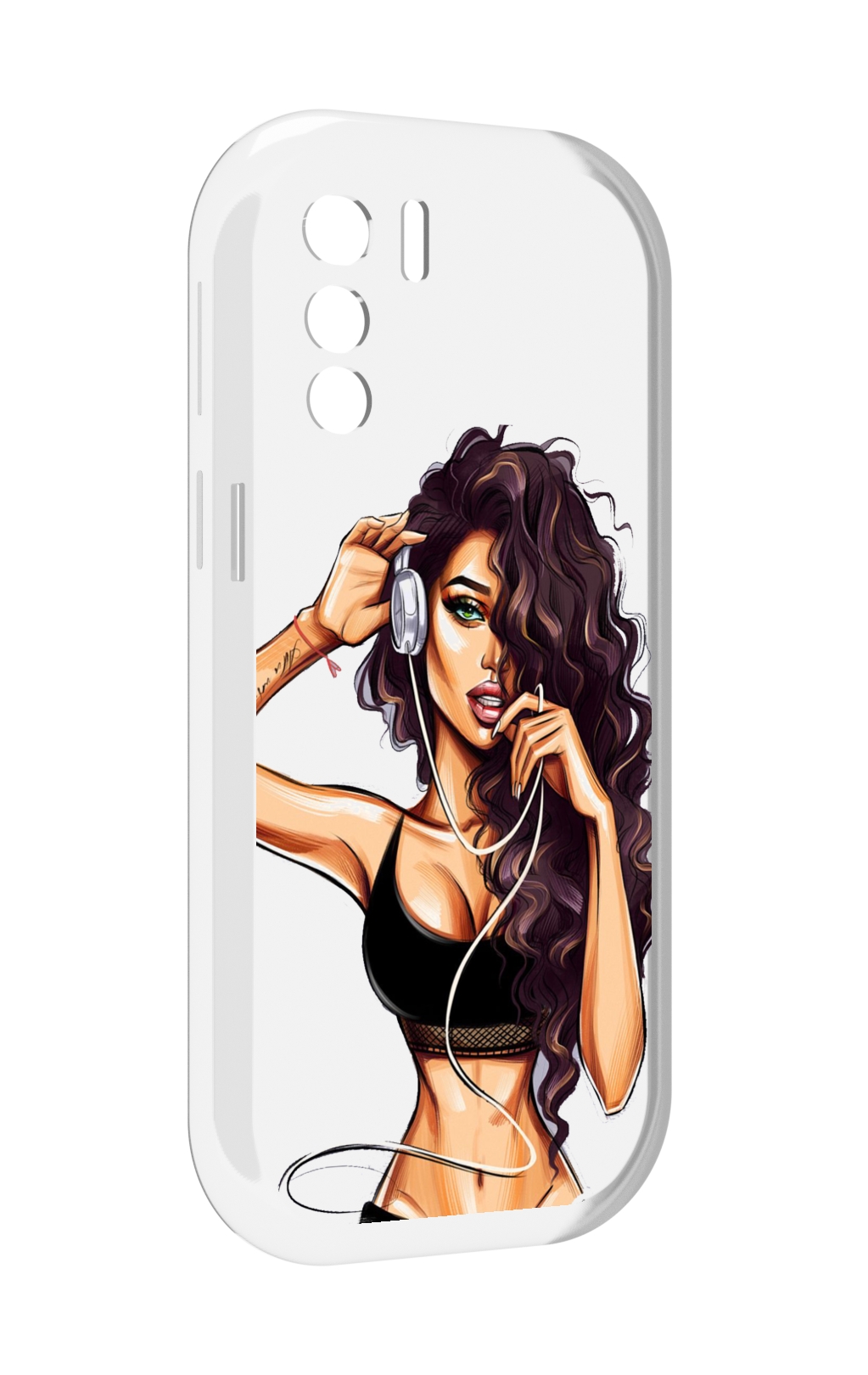 

Чехол MyPads Спортивная-девушка женский для UleFone Note 13P, Прозрачный, Tocco