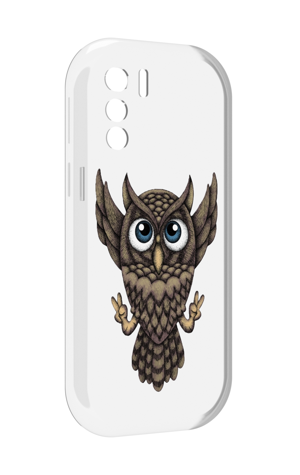 

Чехол MyPads Сова для UleFone Note 13P, Прозрачный, Tocco