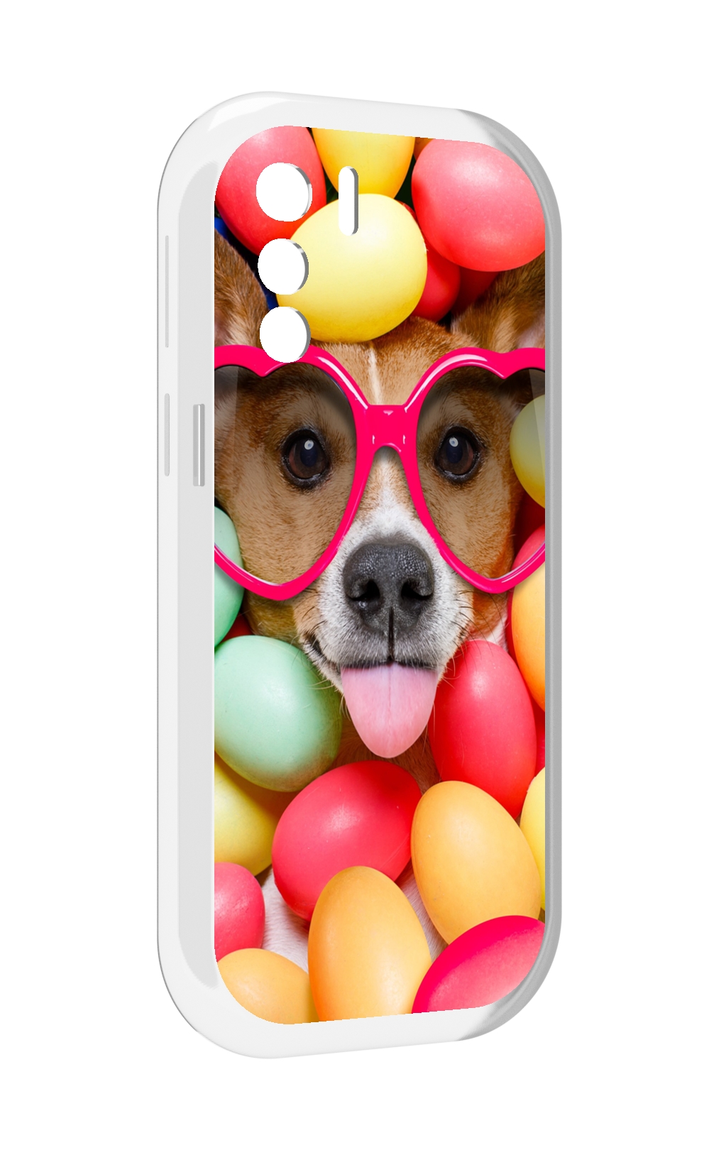 

Чехол MyPads Собака-в-яйцах для UleFone Note 13P, Прозрачный, Tocco
