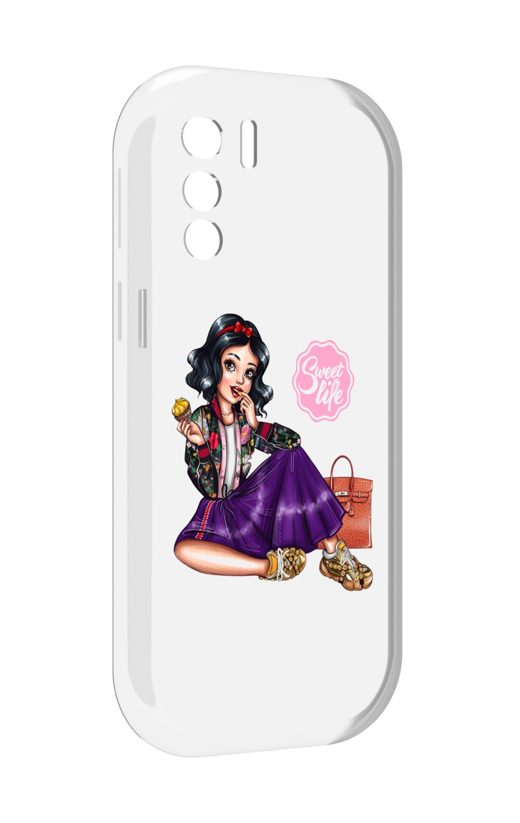 

Чехол MyPads Сладкая-жизнь женский для UleFone Note 13P, Прозрачный, Tocco