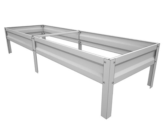 

Грядка Комфорт на даче Московская оцинкованная усиленная добор 2m x 32cm 00125