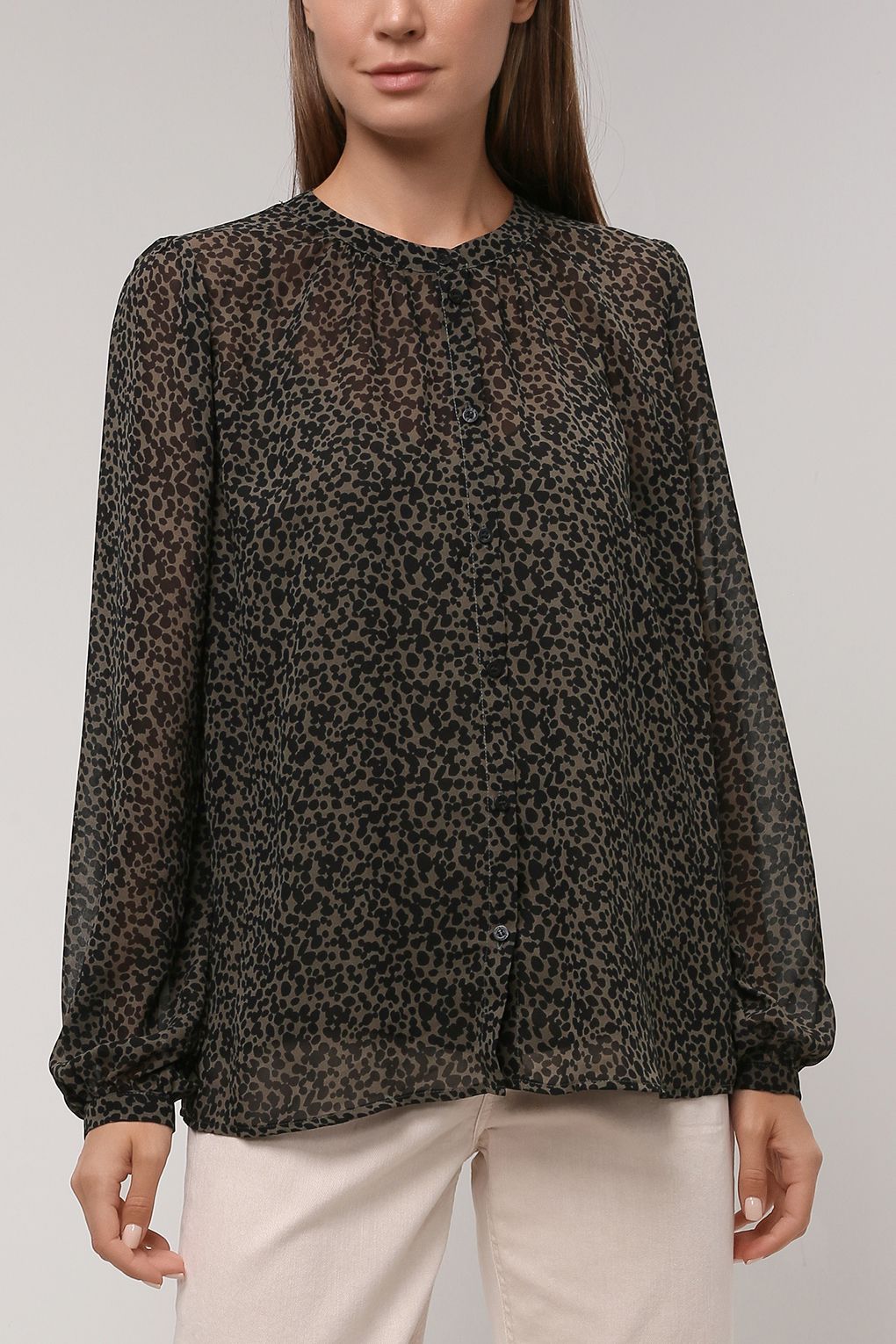 

Блуза женская Esprit 991EO1F313 зеленая 38, 991EO1F313
