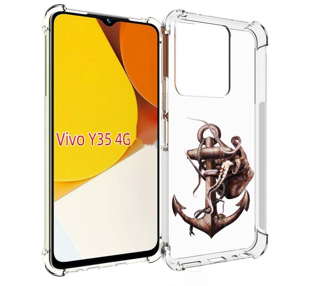 

Чехол MyPads ржавый якорь для Vivo Y35 4G 2022 / Vivo Y22, Прозрачный, Tocco