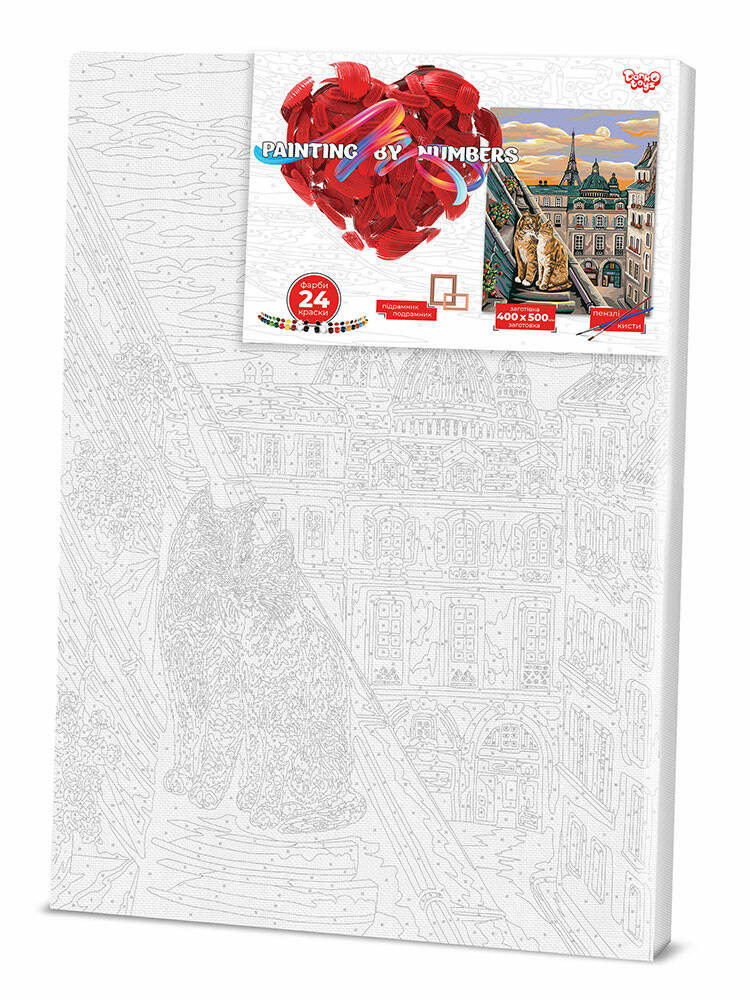 

Креативное творчество «Картина по номерам на холсте», 50x40см,