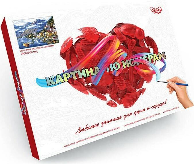

Креативное творчество «Картина по номерам на холсте», 50x40см,