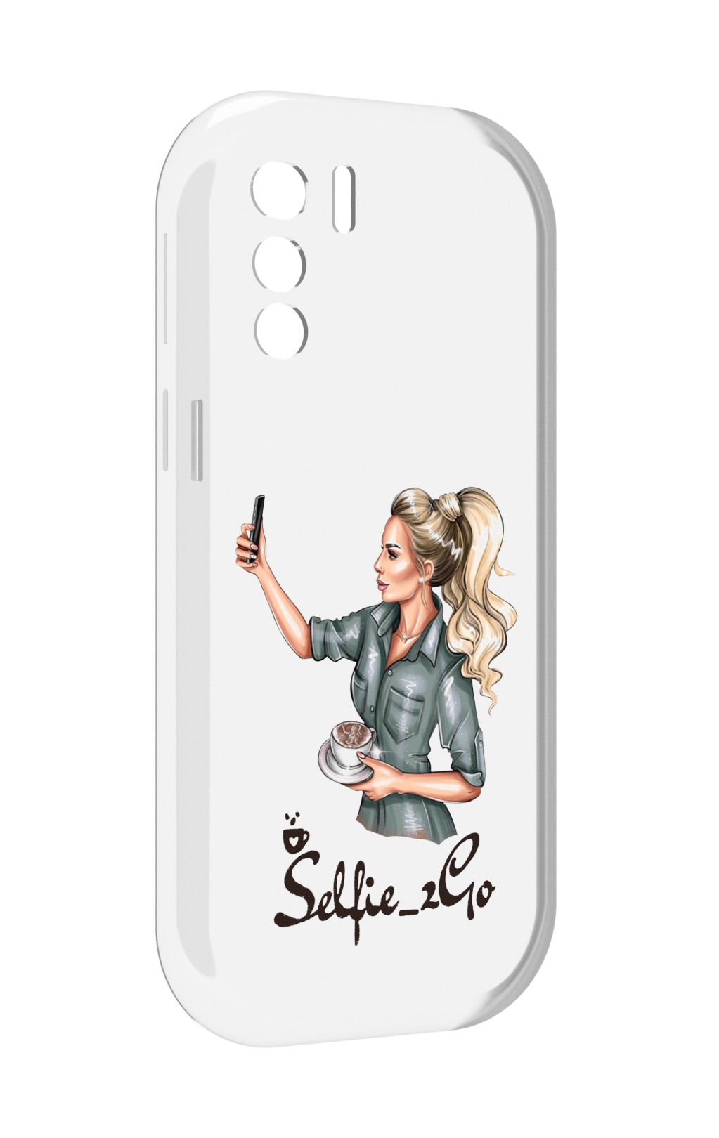 

Чехол MyPads Селфи-девушка женский для UleFone Note 13P, Прозрачный, Tocco