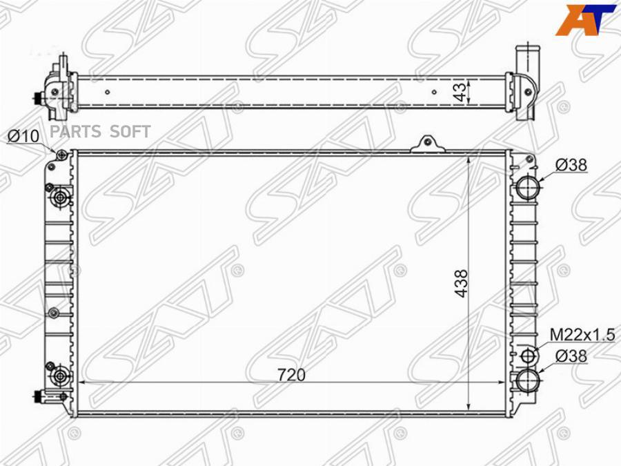 

Радиатор Audi A8 2.8/4.2 98-02 Sat арт. AD0003