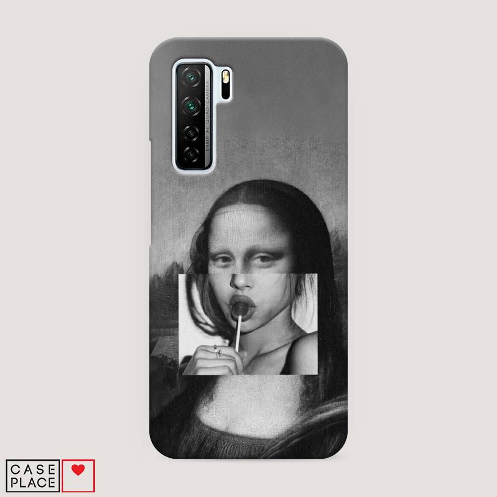 фото Чехол awog "mona lisa sucking lollipop" для honor 30s (global)