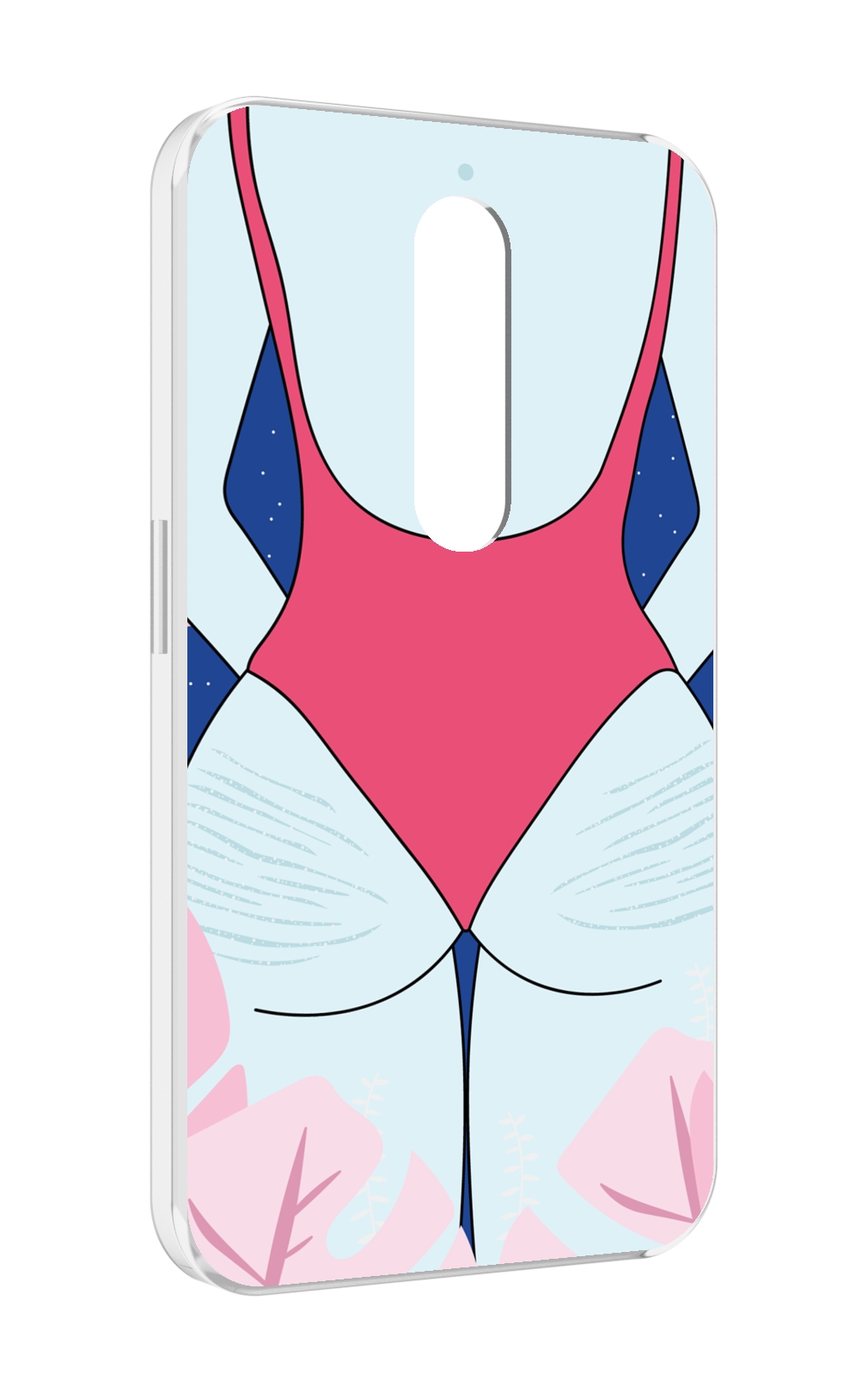 

Чехол MyPads девушка-с-глазом-на-спине для Motorola Moto X Force (XT1585 / XT1581), Прозрачный, Tocco