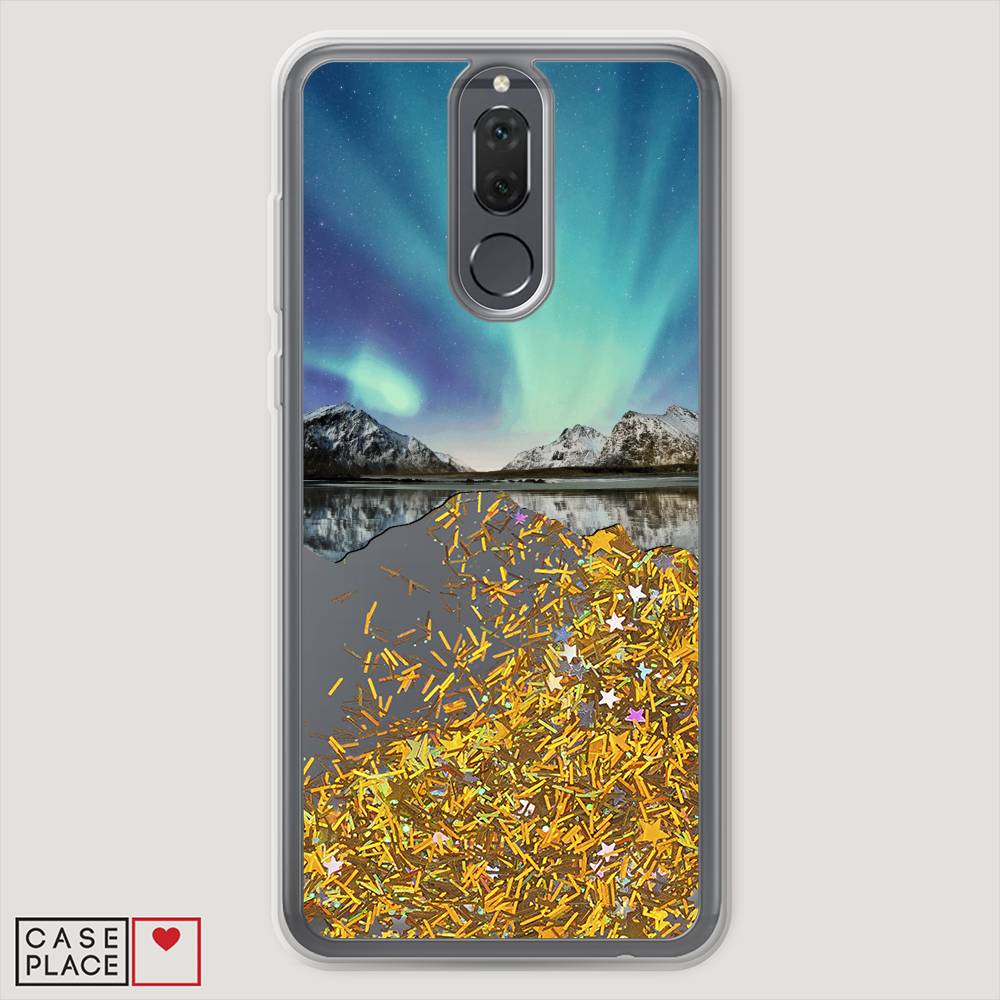 

Чехол Awog "Горное озеро и сияние" для Huawei Nova 2i, 64190-1