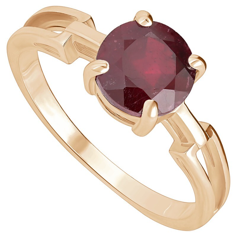 

Кольцо из серебра с рубином р.19,5 LAZURIT-ONLINE 780303, 780303