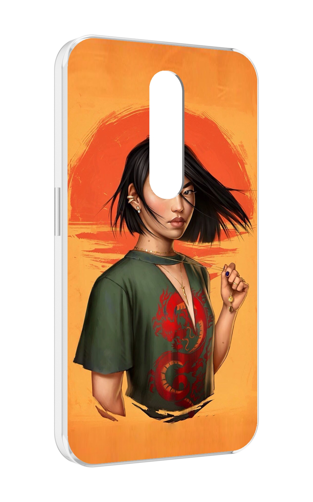 

Чехол MyPads девушка-в-оранжевом-фоне женский для Motorola Moto X Force (XT1585 / XT1581), Прозрачный, Tocco