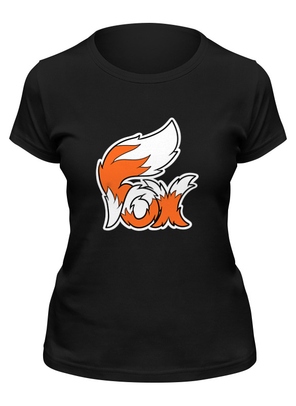 

Футболка женская Printio Fox (лиса) черная 2XL, Черный, Fox (лиса)