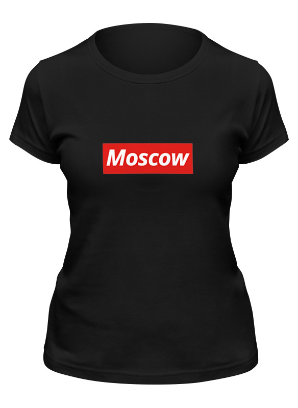 

Футболка женская Printio Moscow черная 2XL, Черный, Moscow