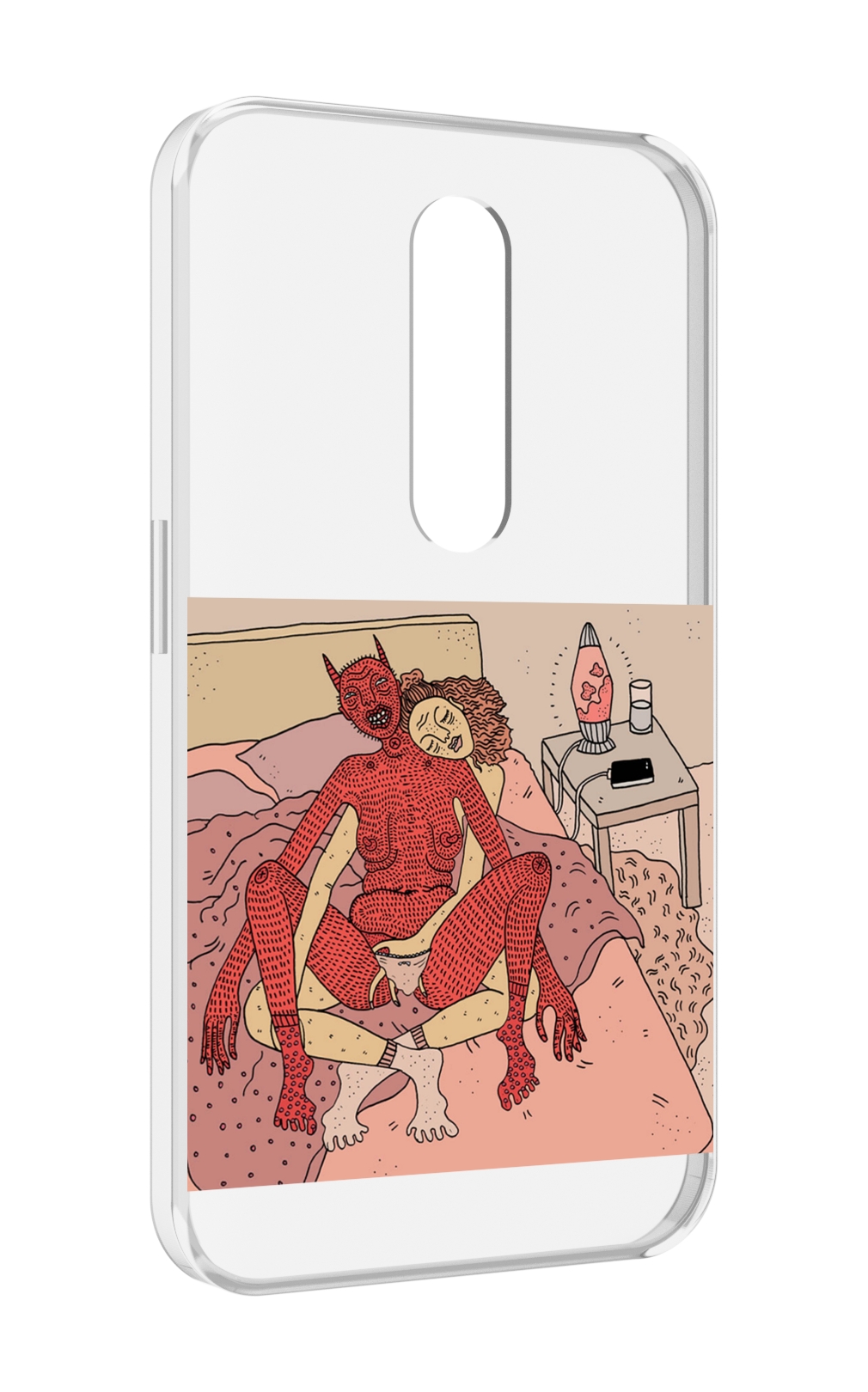 

Чехол MyPads девушка-без-кожи для Motorola Moto X Force (XT1585 / XT1581), Прозрачный, Tocco