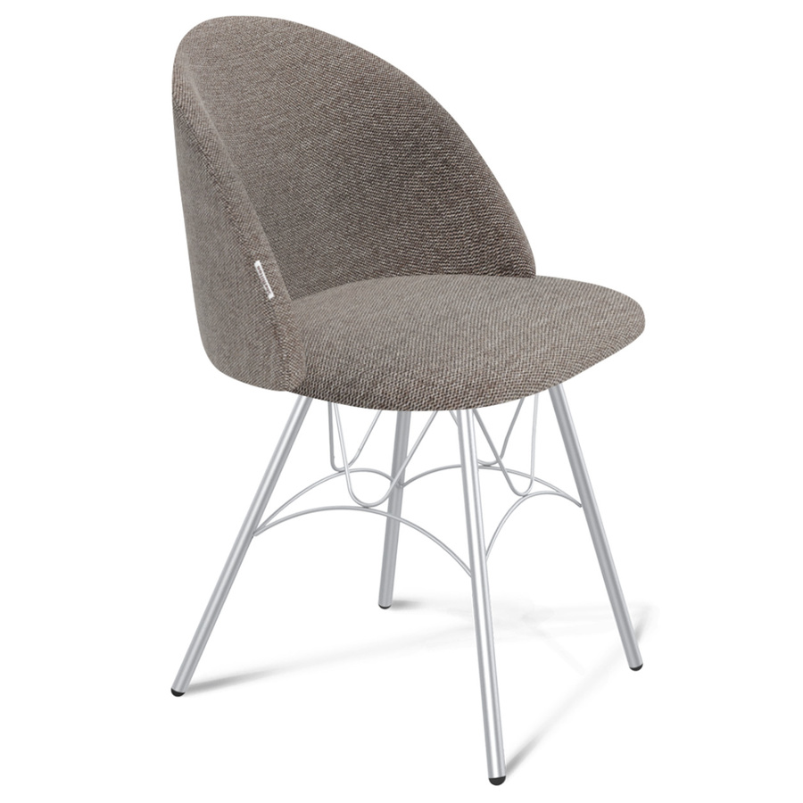 

Стул Sheffilton SHT-ST35/S100 тростниковый сахар/хром лак, SHT-ST35/S100