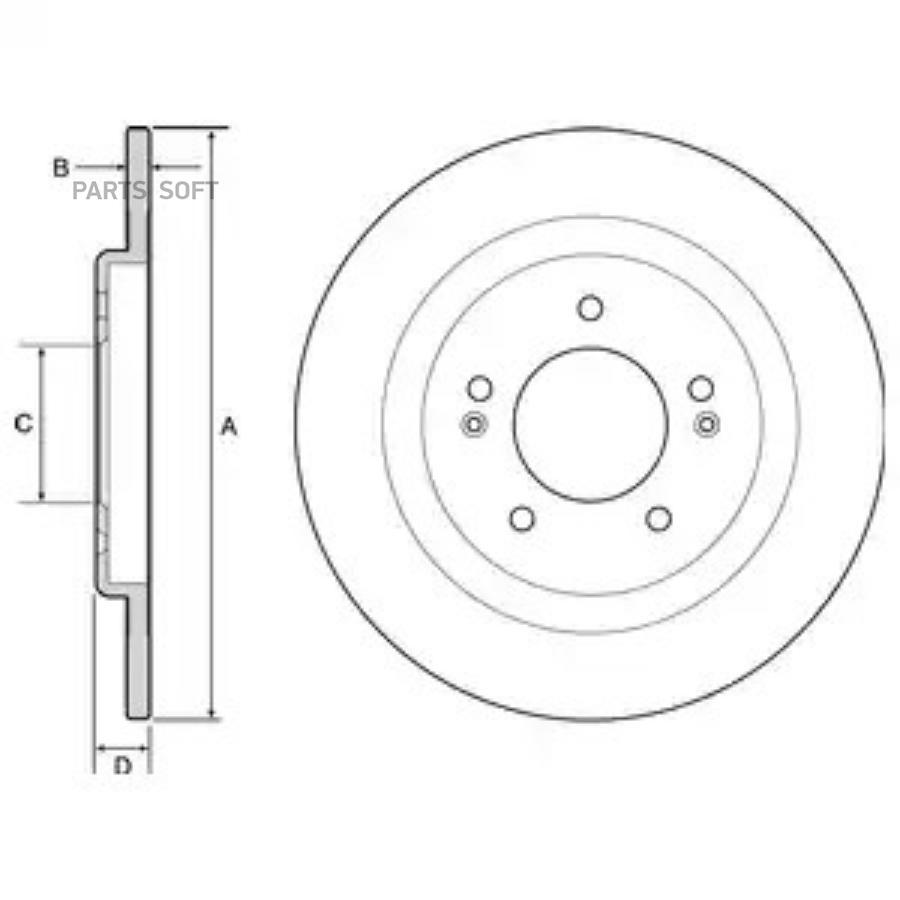 

Диск Тормозной Delphi Bg4563