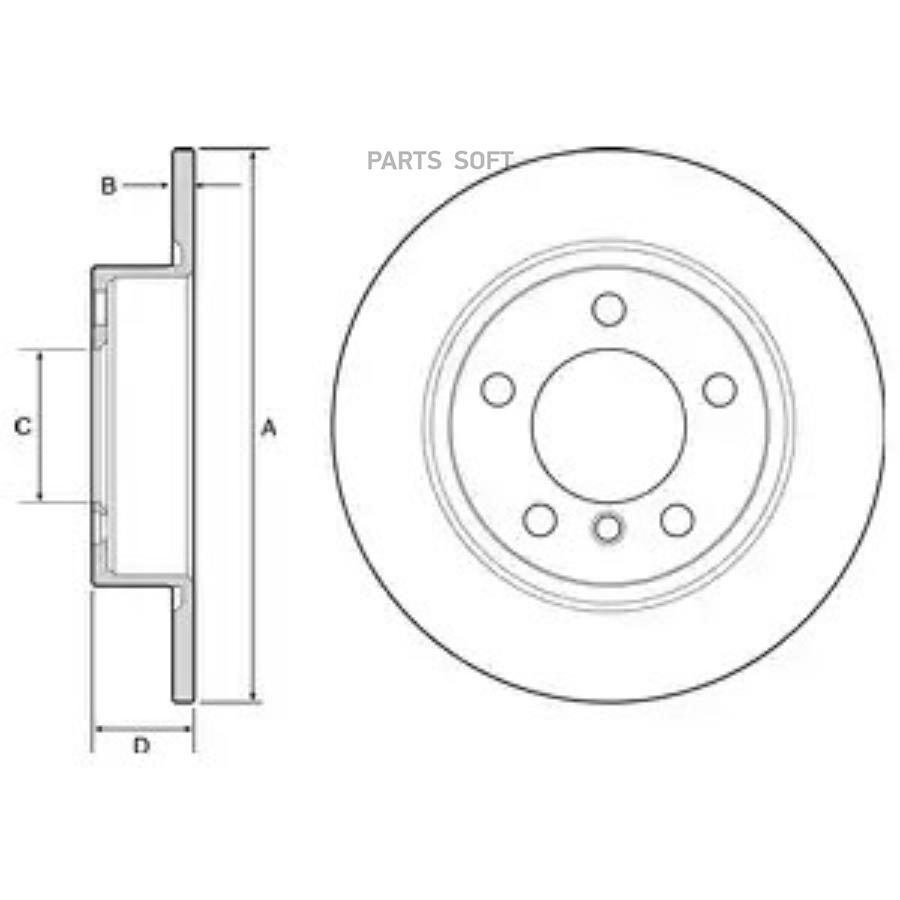 

Диск Тормозной Delphi Bg4561
