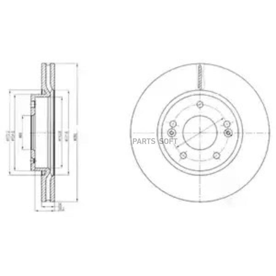 

Диск Тормозной Delphi Bg4281