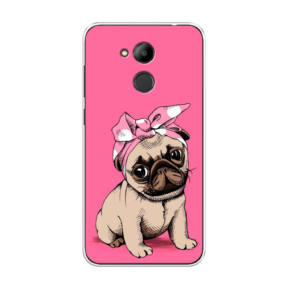 

Чехол Awog на Honor 6C Pro "Dog Pin-Up", Розовый;бежевый, 63850-2