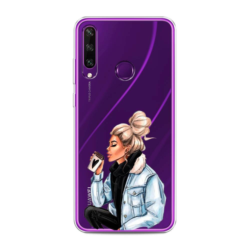 

Чехол Awog на Huawei Y6p "Cute girl", Коричневый;бежевый, 6103250-7