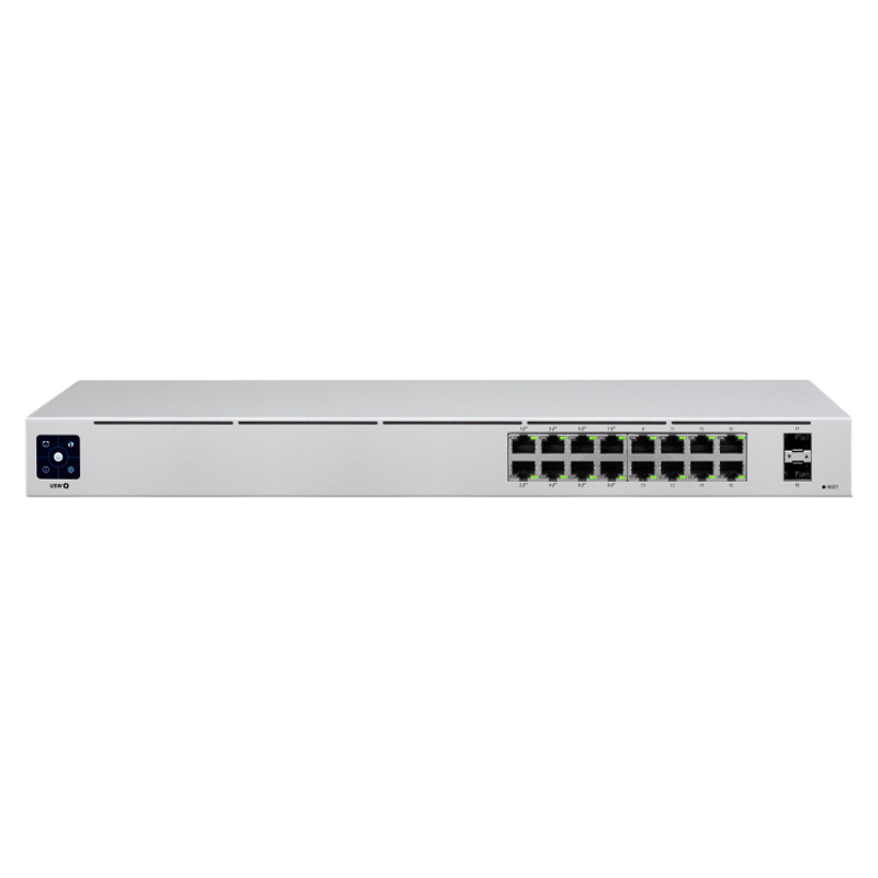 

Коммутатор Ubiquiti USW-16-POE-EU серый