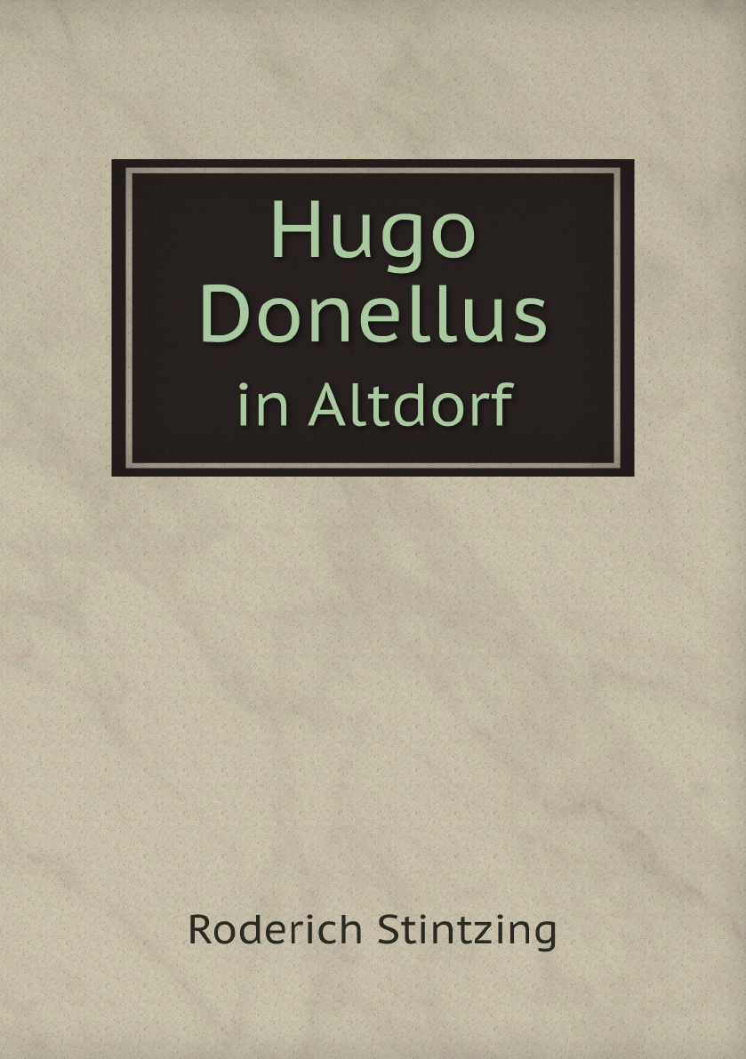 

Hugo Donellus in Altdorf