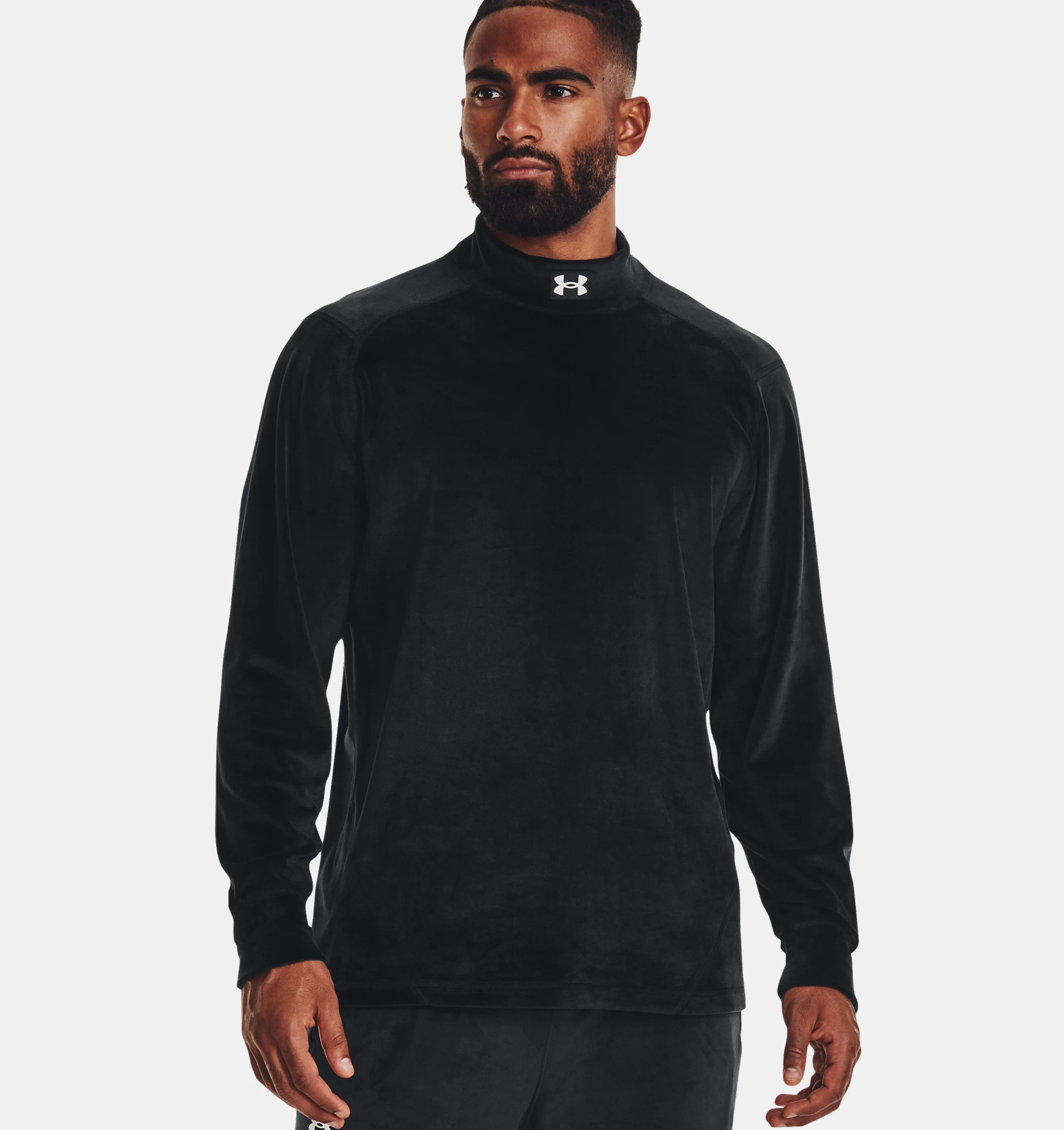 

Свитшот мужской Under Armour 1373873-001 черный S INT, Journey Fleece Mock LS