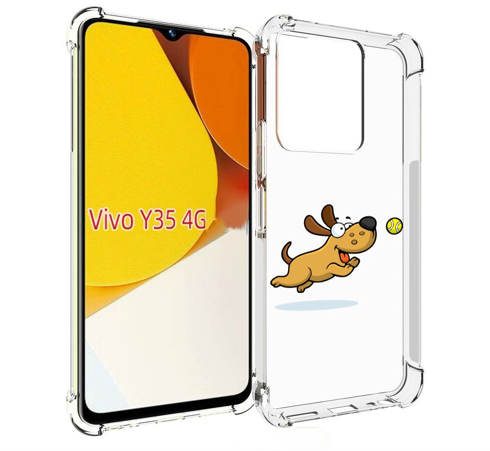 

Чехол MyPads пёсик для Vivo Y35 4G 2022 / Vivo Y22, Прозрачный, Tocco