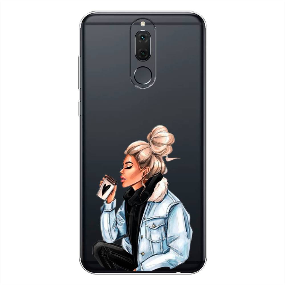 

Чехол Awog на Huawei Nova 2i "Cute girl", Коричневый;бежевый, 64150-7