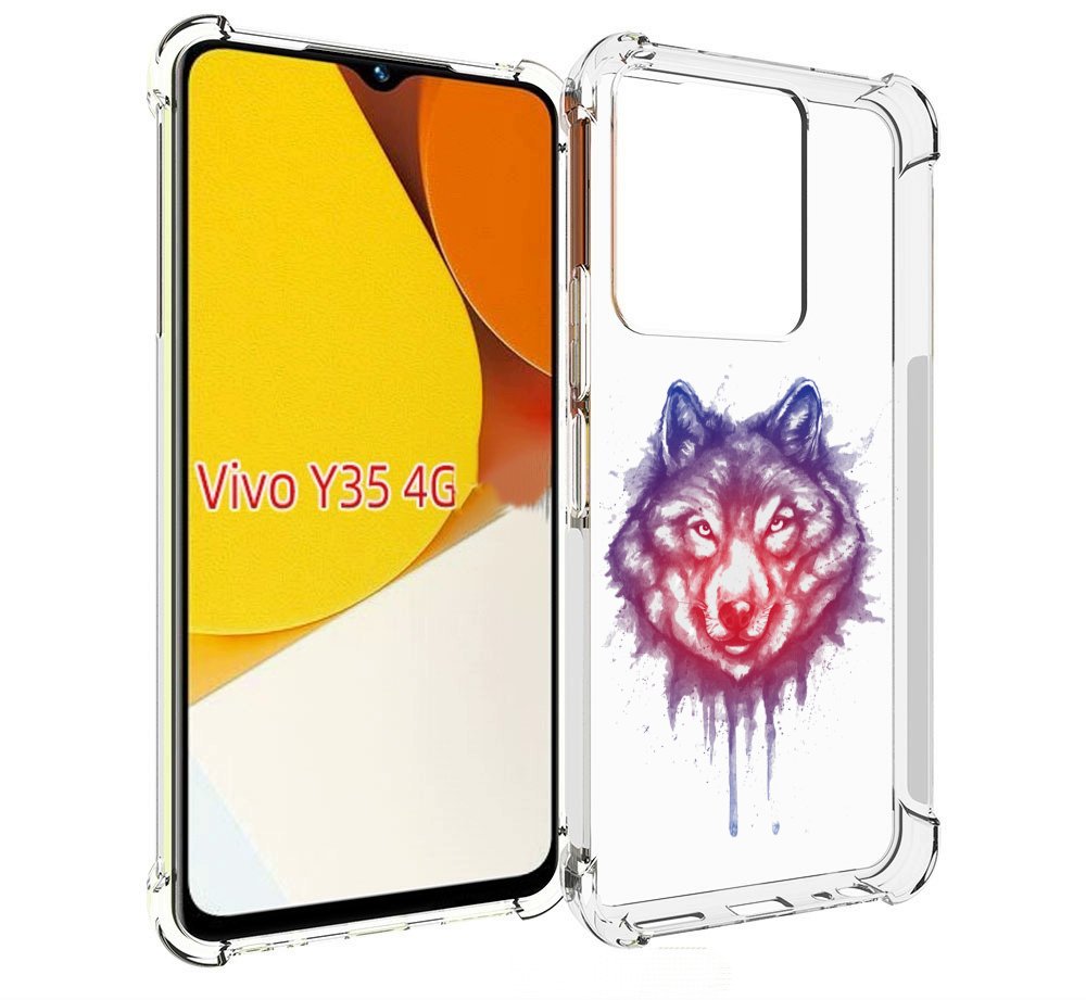 

Чехол MyPads пушистый волк для Vivo Y35 4G 2022 / Vivo Y22, Прозрачный, Tocco
