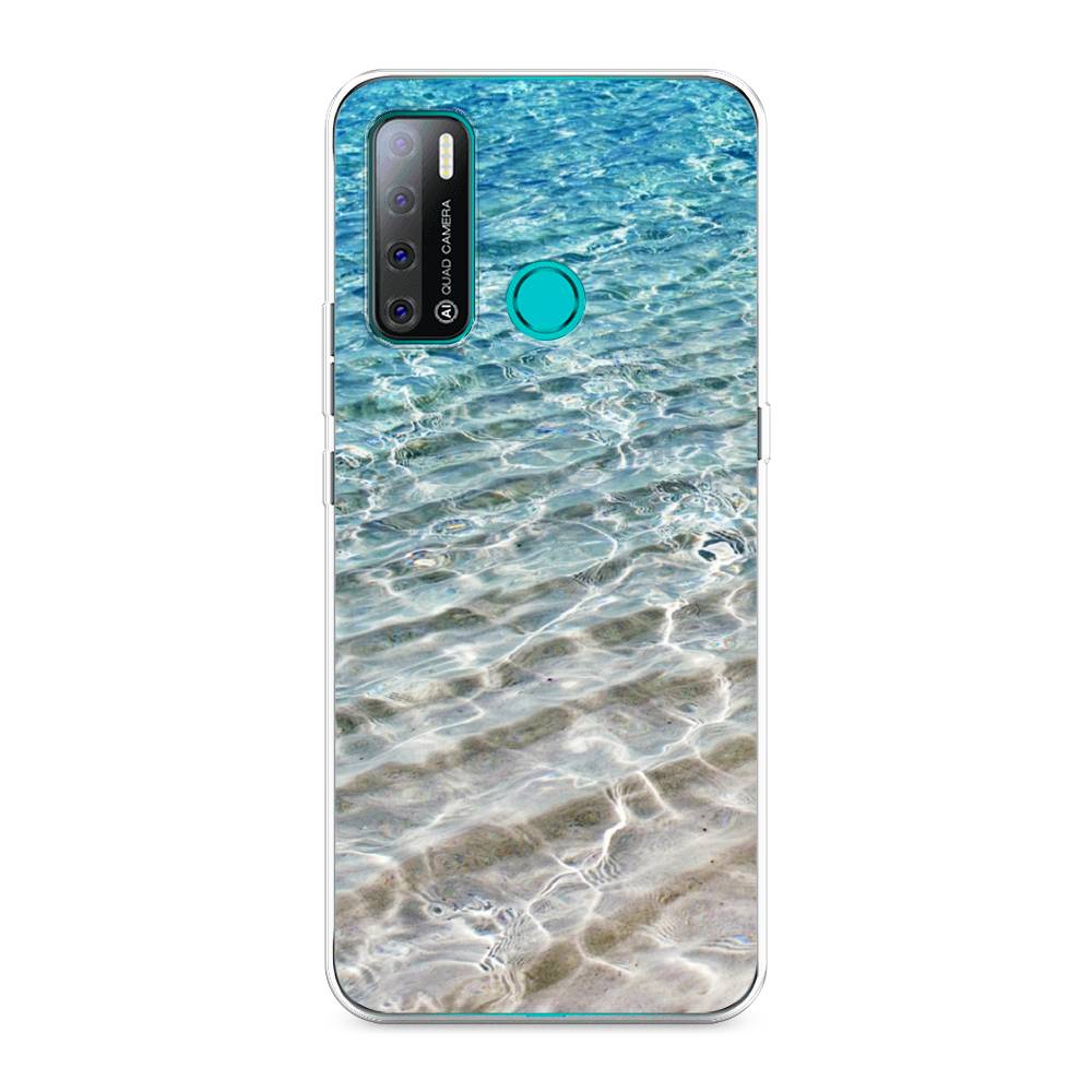 

Чехол Awog на Tecno Pouvoir 4 "Волны 10", Разноцветный, 300350-4