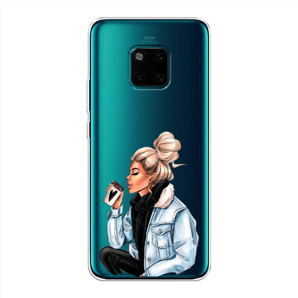 

Чехол Awog на Huawei Mate 20 Pro "Cute girl", Коричневый;бежевый, 67050-7