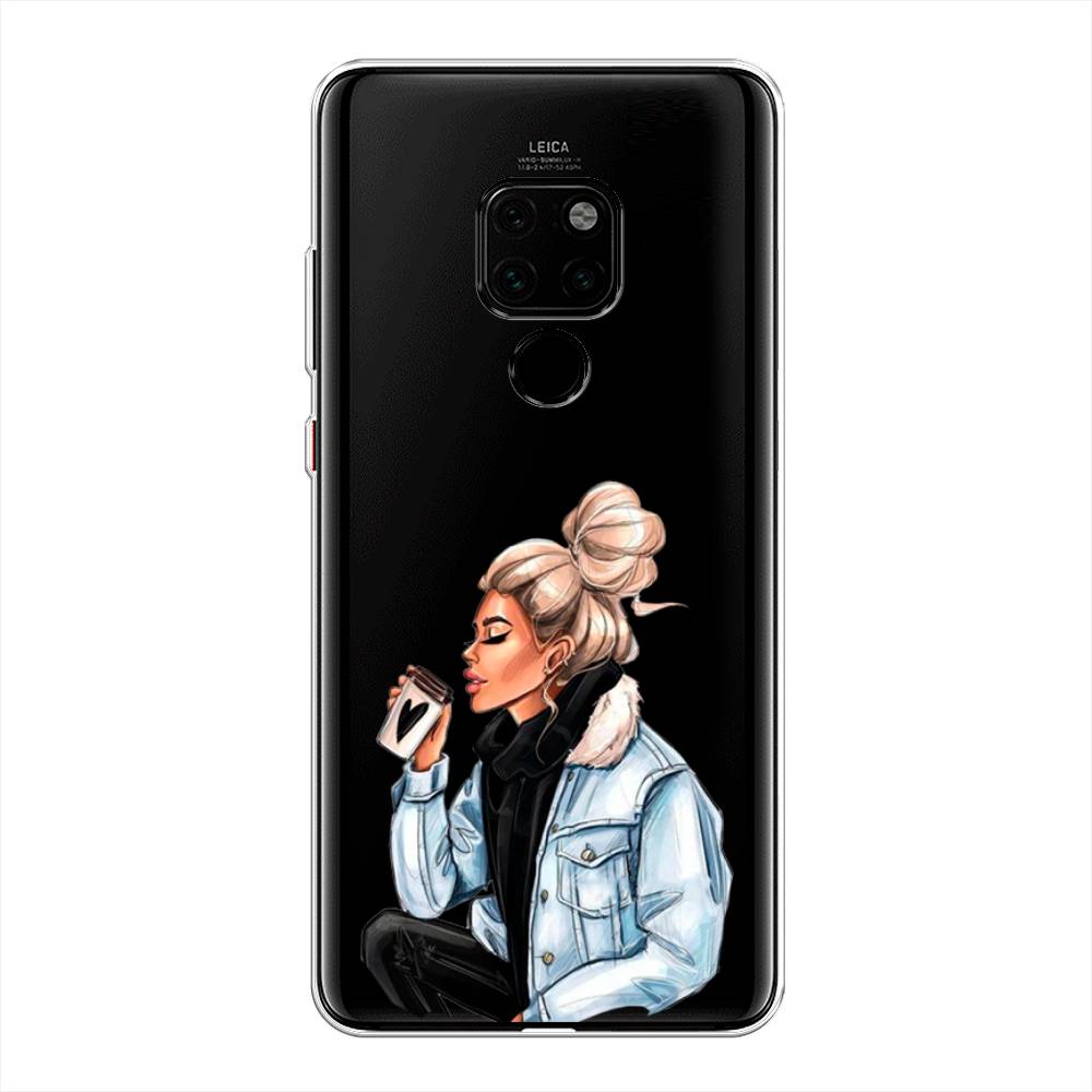 

Чехол Awog на Huawei Mate 20 "Cute girl", Коричневый;бежевый, 66850-7